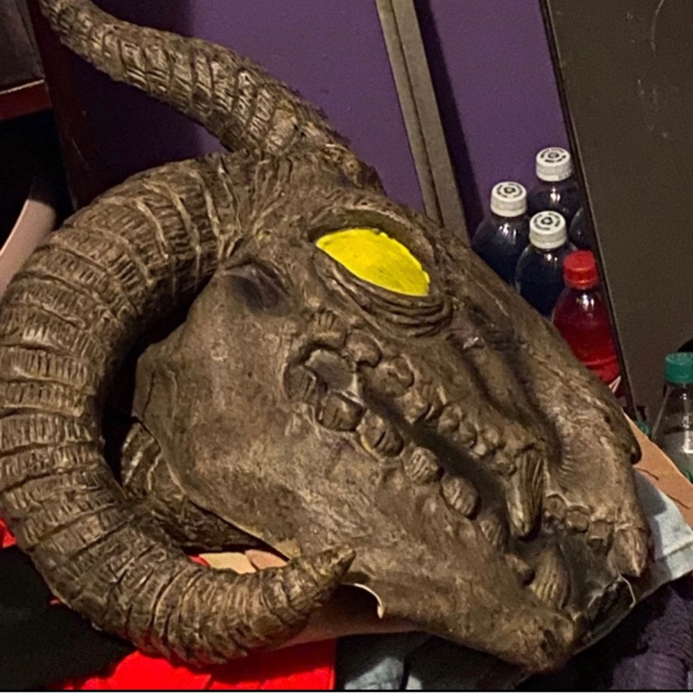Goat demon mask